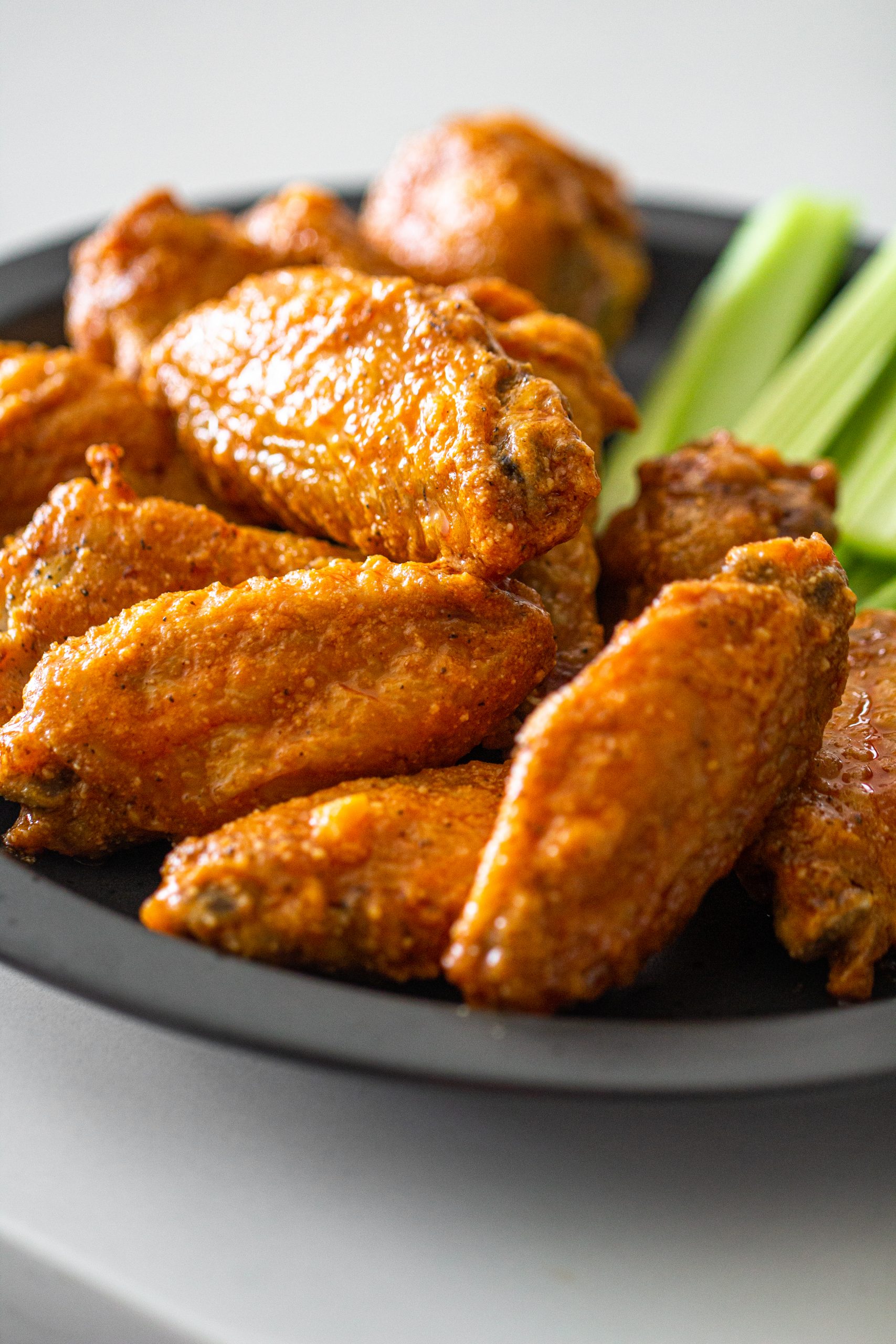 Buffalo Garlic Parmesan Chicken Wings