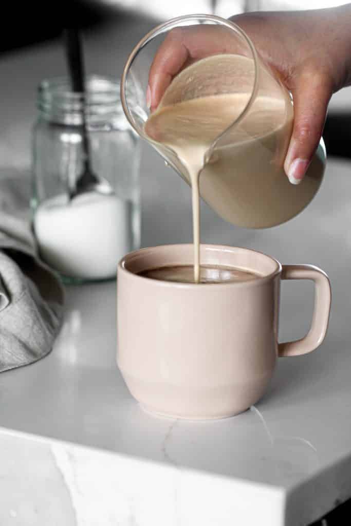 Cookie butter coffee creamer