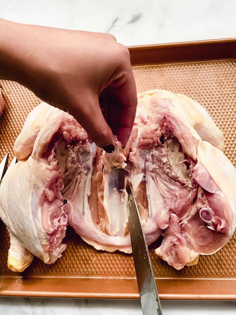 Spatchcocked (Butterflied) Roasted Chicken