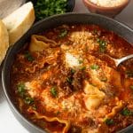 Lasagna soup