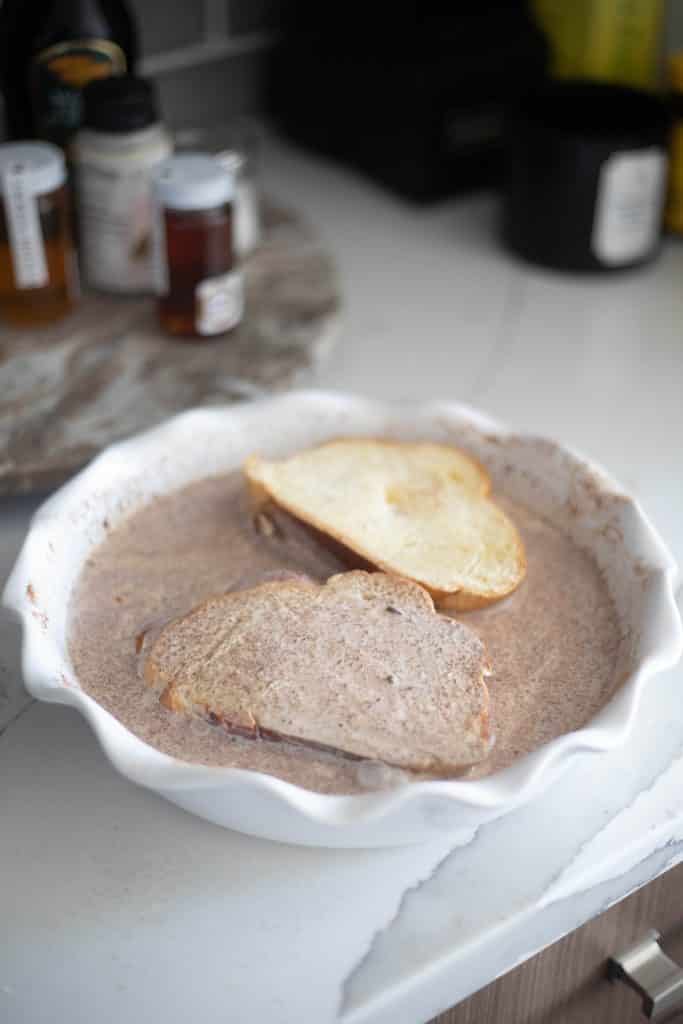 Mascarpone Stuffed French Toast