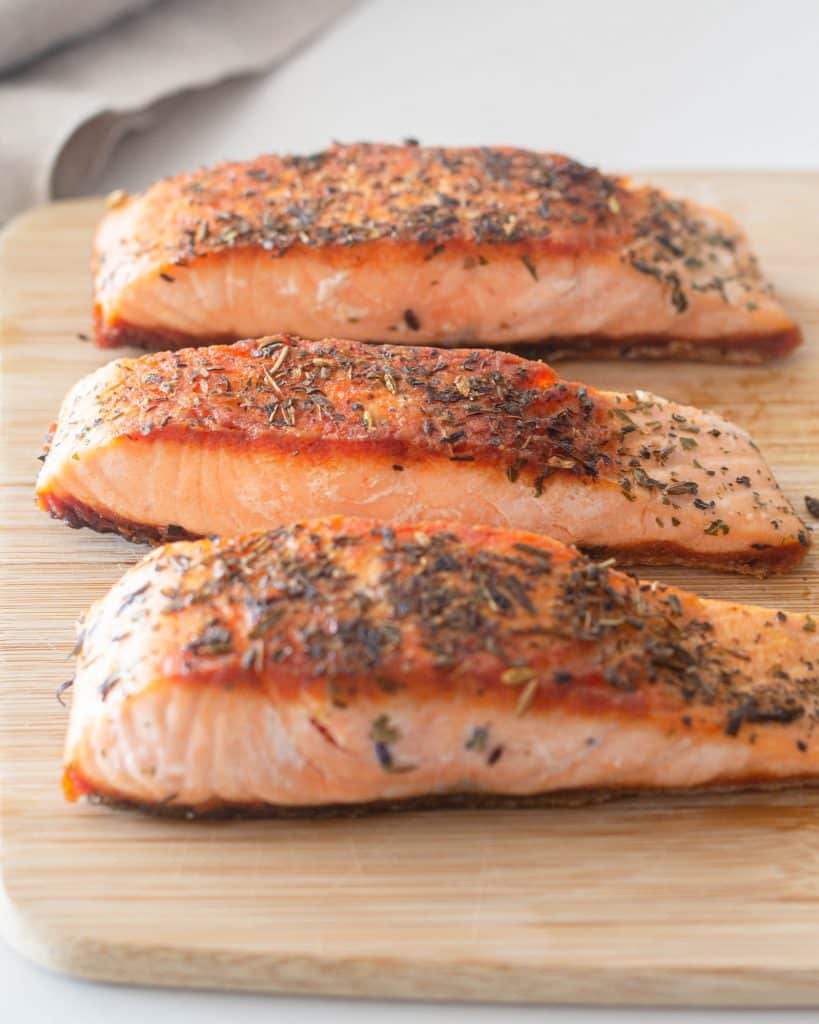 Creamy Parmesan Orzo and Salmon