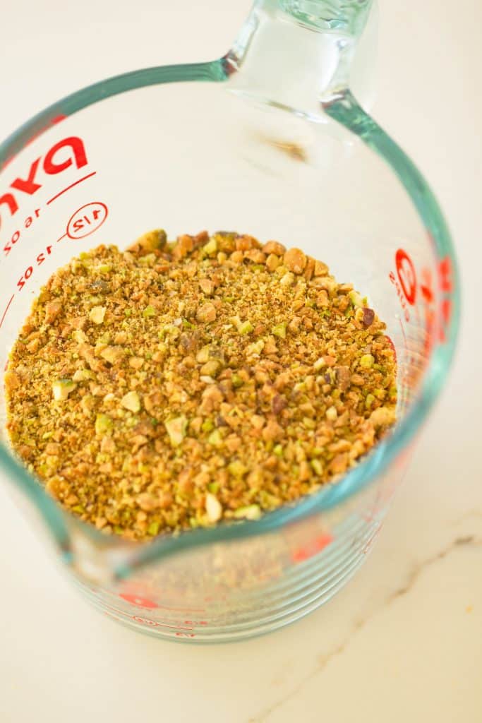 Pistachio snowball cookies