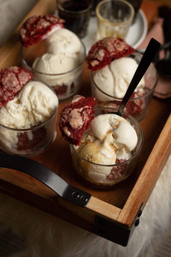 Gingerbread Red Velvet Affogato