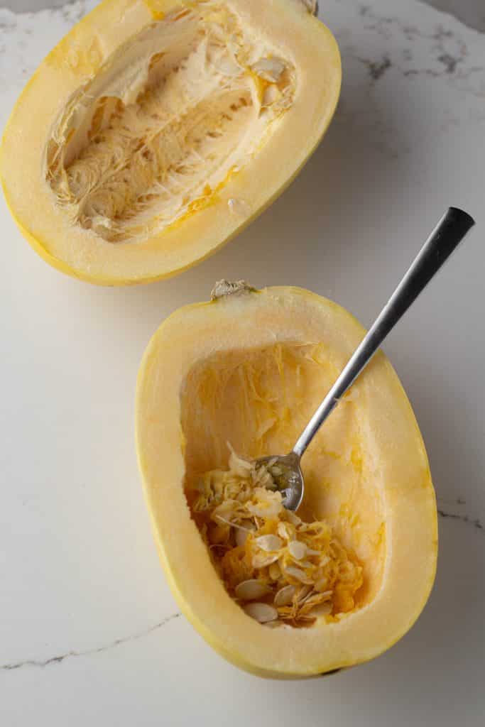 Spaghetti Squash with Meat Sauce