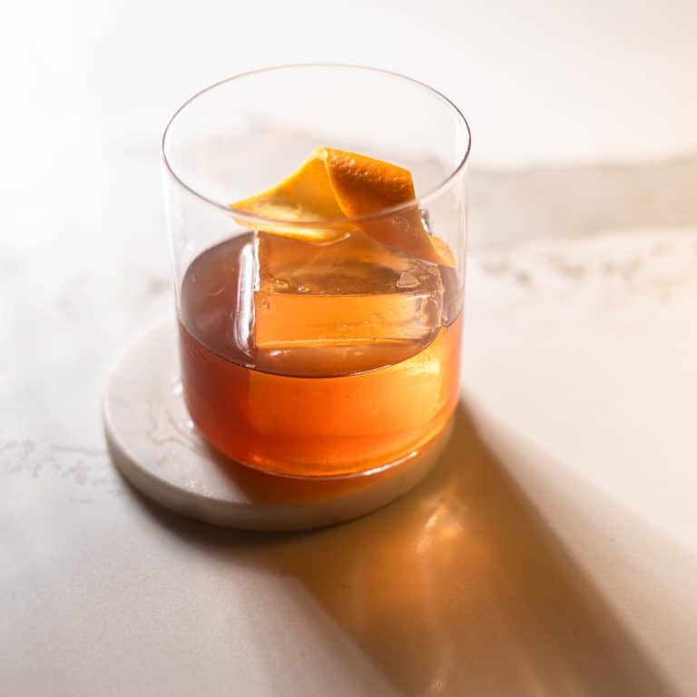 Spiced apple old fashioned